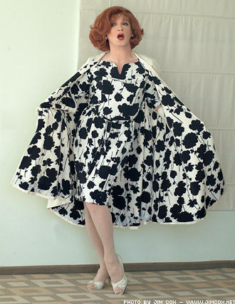 The glamorous Charles Busch in full couture